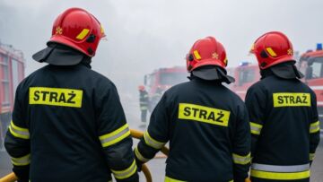 Pożar altany w Sopocie: Strażacy walczyli z ogniem przez blisko dwie godziny